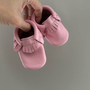 Freshly picked baby shoes